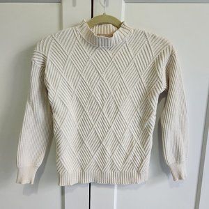 Philosophy Republic Clothing White Knit Sweater XS